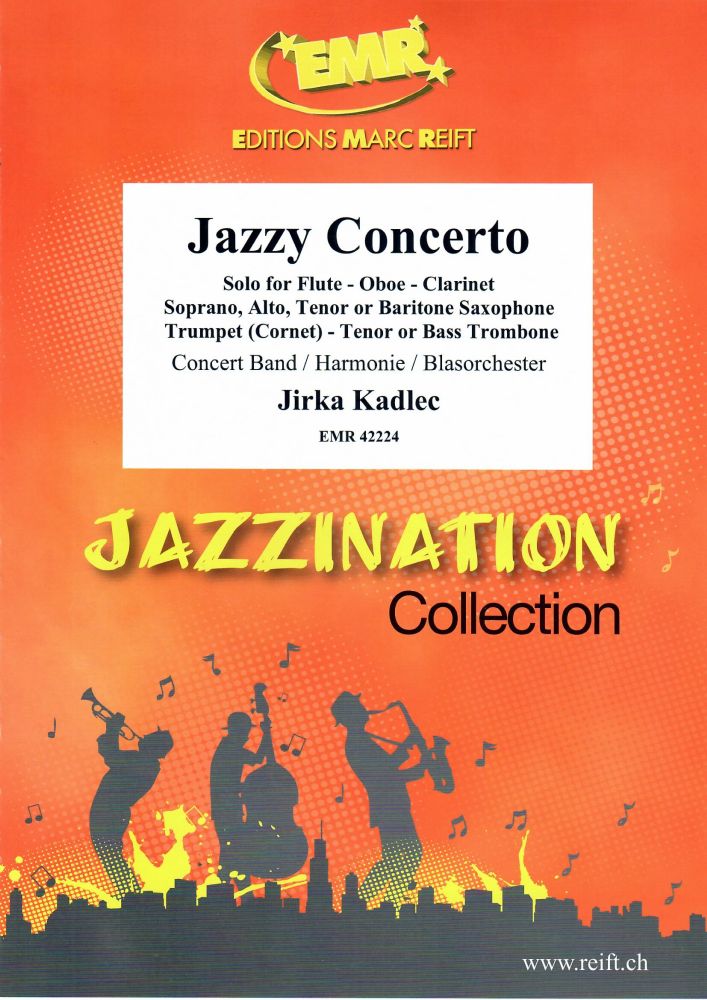 Jirka Kadlec: Jazzy Concerto: Concert Band: Score and Parts