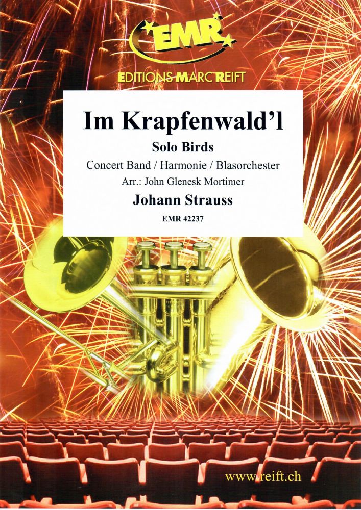 Johann Strauss: Im Krapfenwald'l Op. 336: Concert Band: Score and Parts