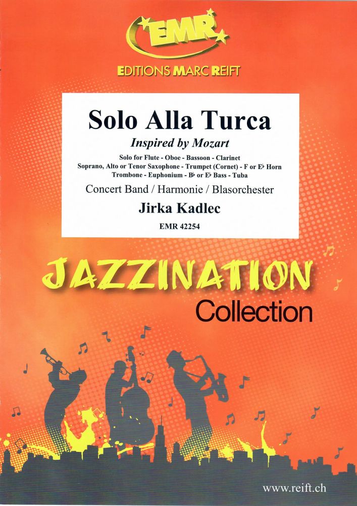 Jirka Kadlec: Solo Alla Turca: Concert Band: Score and Parts