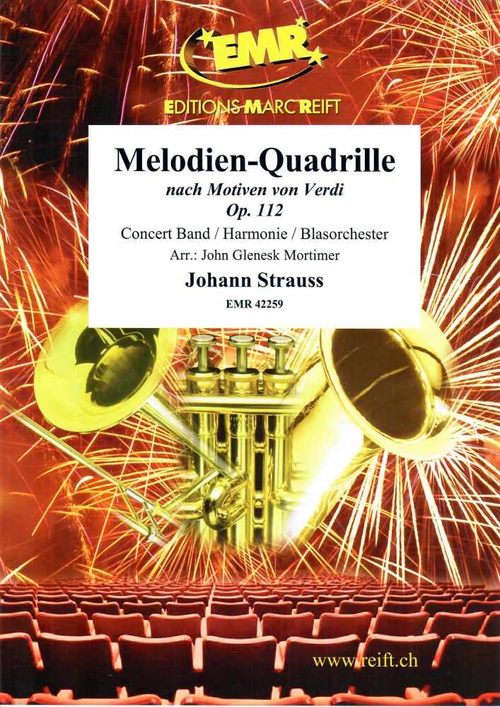 Johann Strauss: Melodien-Quadrille: Concert Band: Score and Parts