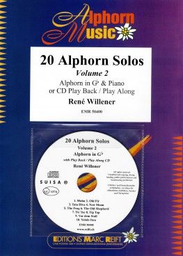 Ren Willener: 20 Alphorns Solos Volume 2: Horn: Instrumental Album