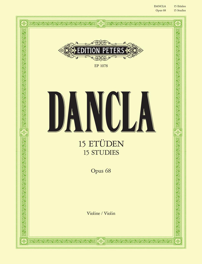 Charles Dancla: 15 Etudes Opus 68: Violin: Instrumental Work