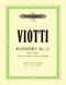 Giovanni Battista Viotti: Concerto No.22 in A minor: Violin: Instrumental Work