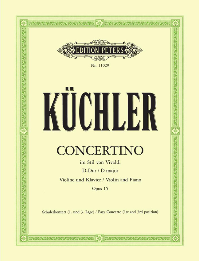 Ferdinand Kchler: Concertino D-Dur Op.15: Violin: Instrumental Work