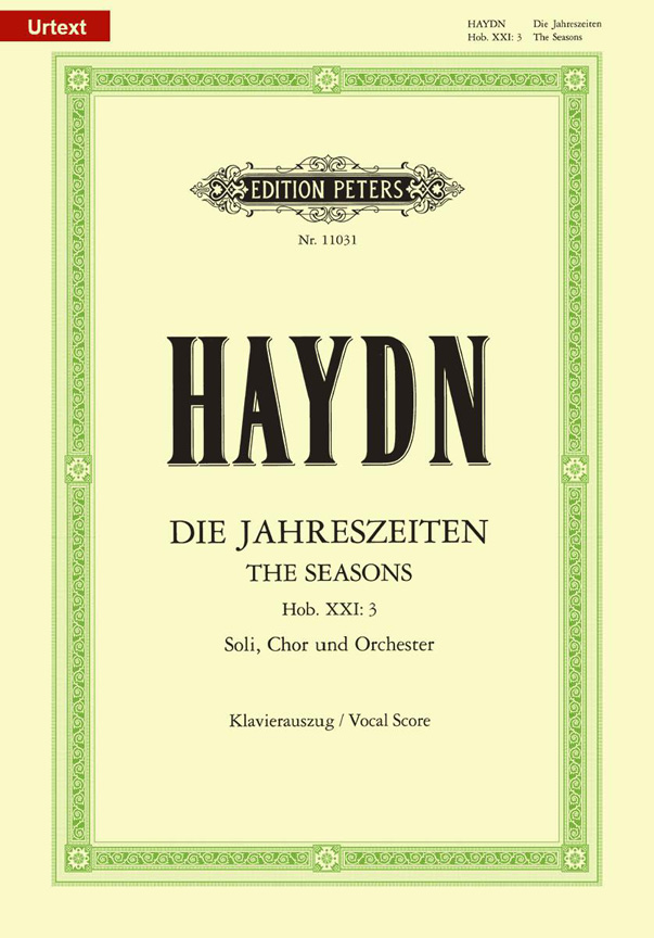 Franz Joseph Haydn: The Seasons - German/English Vocal Score: Mixed Choir: Vocal