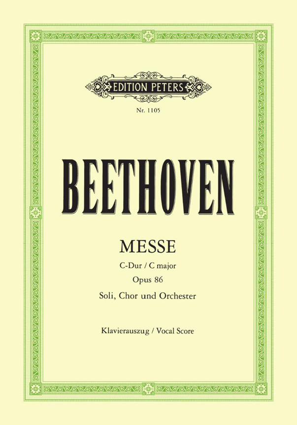 Ludwig van Beethoven: Mass In C Op.86: SATB: Vocal Score