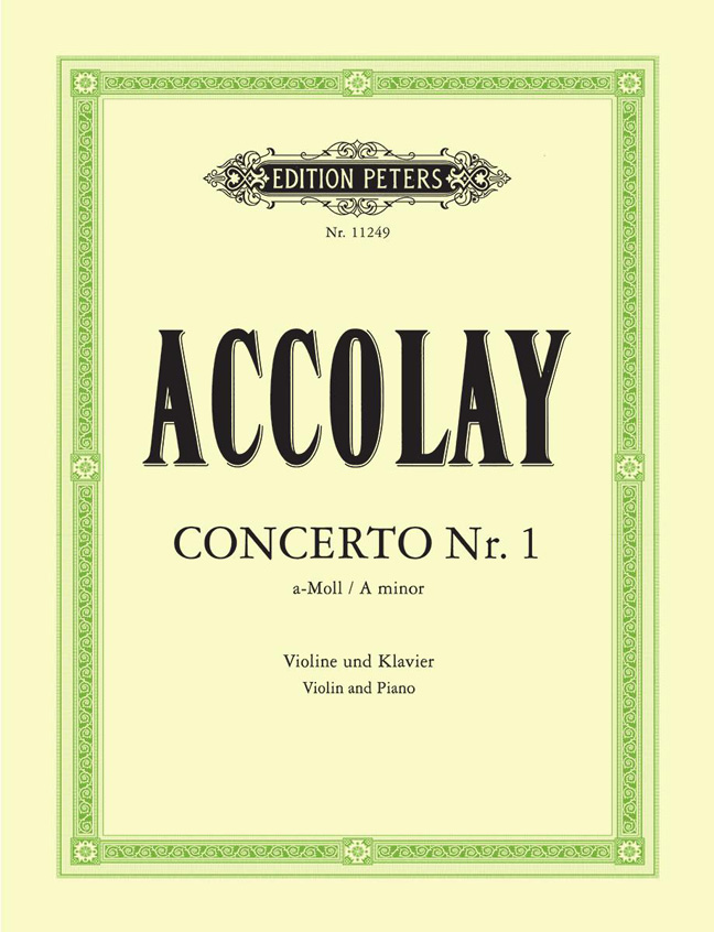 Jean-Baptiste Accolay: Concertino No. 1 A minor: Violin: Instrumental Work