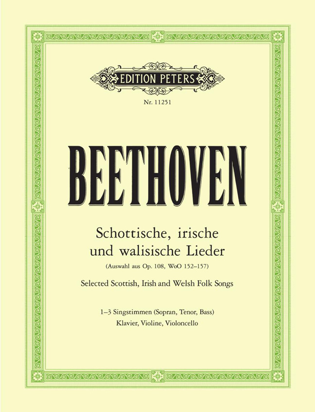 Ludwig van Beethoven: Scottish and Irish Songs: Vocal: Score and Parts