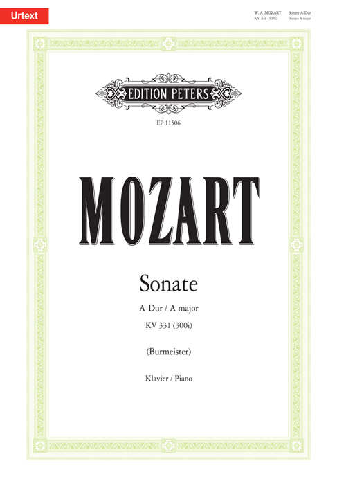 Wolfgang Amadeus Mozart: Piano Sonata A major K331: Piano: Instrumental Work