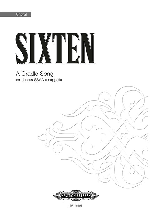 Fredrik Sixten William Blake: A Cradle Song: SSAA: Vocal Score