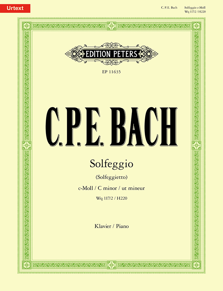 Carl Philipp Emanuel Bach: Solfeggio (Solfeggietto) Wq 117/2 / H220: Piano Solo: