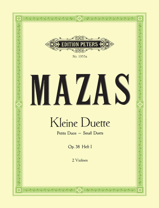 Jacques-Frol Mazas: Kleine Duette 1 Op.38: Violin Duet: Instrumental Work
