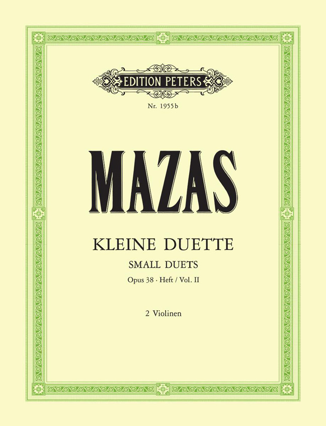 Jacques-Frol Mazas: Kleine Duette 2 Op.38: Violin Duet: Instrumental Work