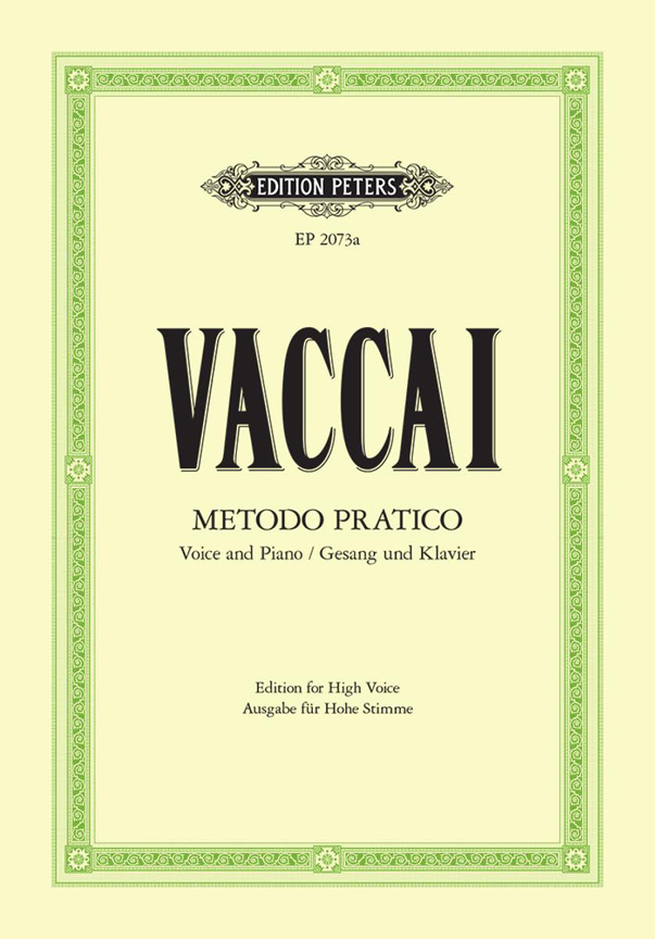 Nicola Vaccai: Metodo Pratico - High voice: High Voice: Vocal Tutor