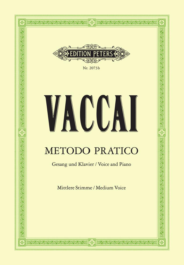Nicola Vaccai: Metodo Pratico - Medium Voice: Medium Voice: Vocal Tutor