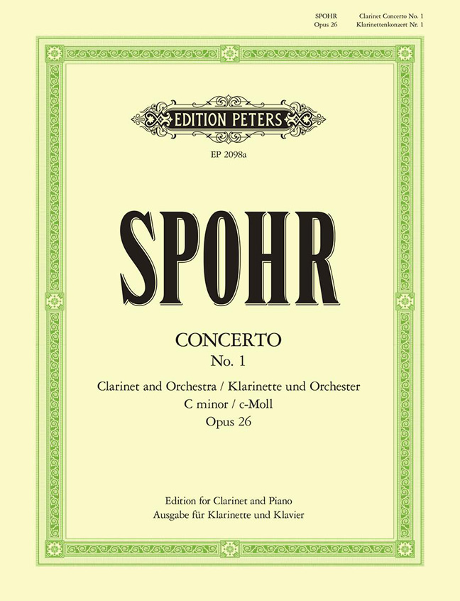 Louis Spohr: Clarinet Concerto No. 1 in C minor op. 26: Clarinet: Instrumental
