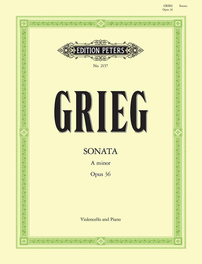 Edvard Grieg: Cello Sonata In A Minor Op.36: Cello: Instrumental Work