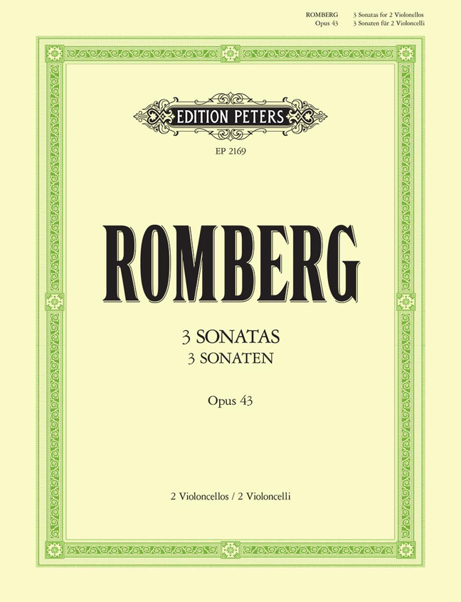 Romberg: 3 Sonaten Opus 43: Cello Duet: Instrumental Work