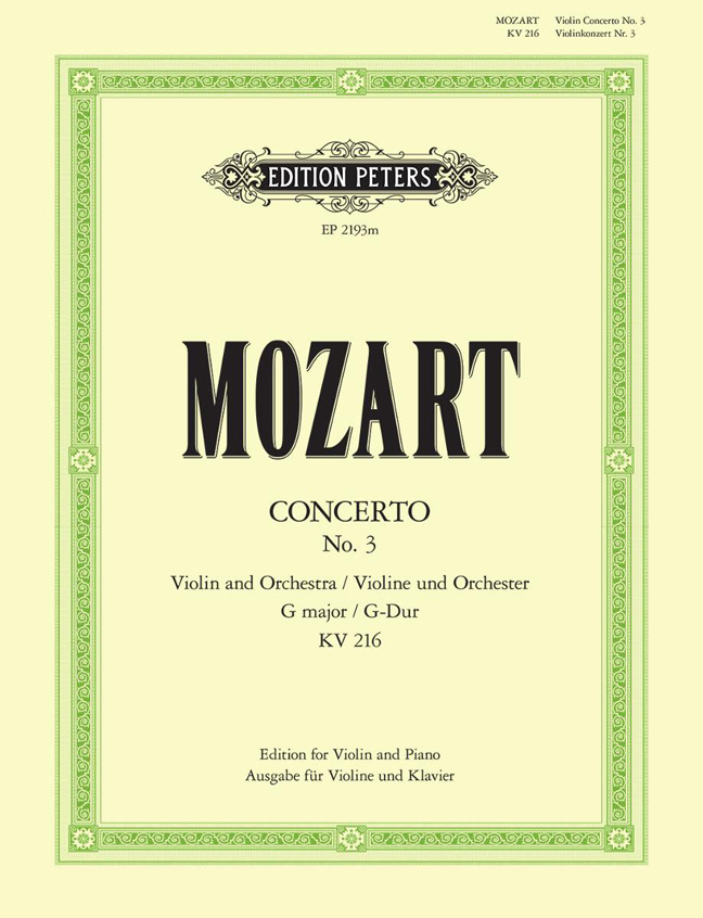 Wolfgang Amadeus Mozart: Violin Concerto No.3 In G K.216: Viola: Instrumental