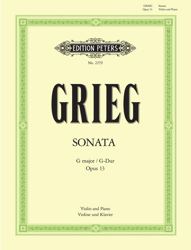 Edvard Grieg: Sonata No.2 In G Op.13: Violin: Instrumental Work