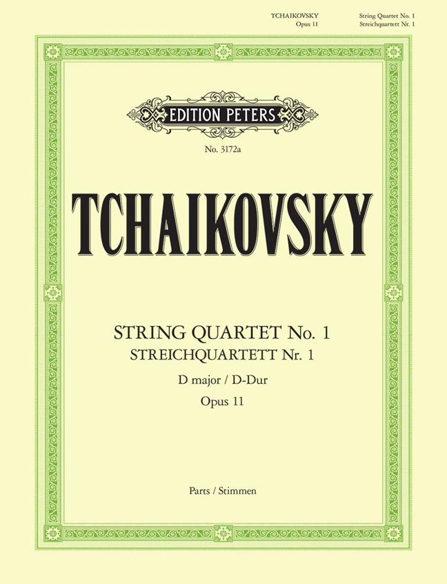 Pyotr Ilyich Tchaikovsky: String Quartet No.1 In D Op.11: String Quartet: Parts