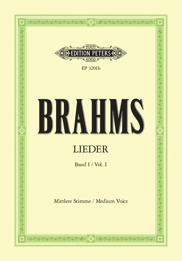 Johannes Brahms: Complete Songs - Volume 1: Voice: Vocal Score