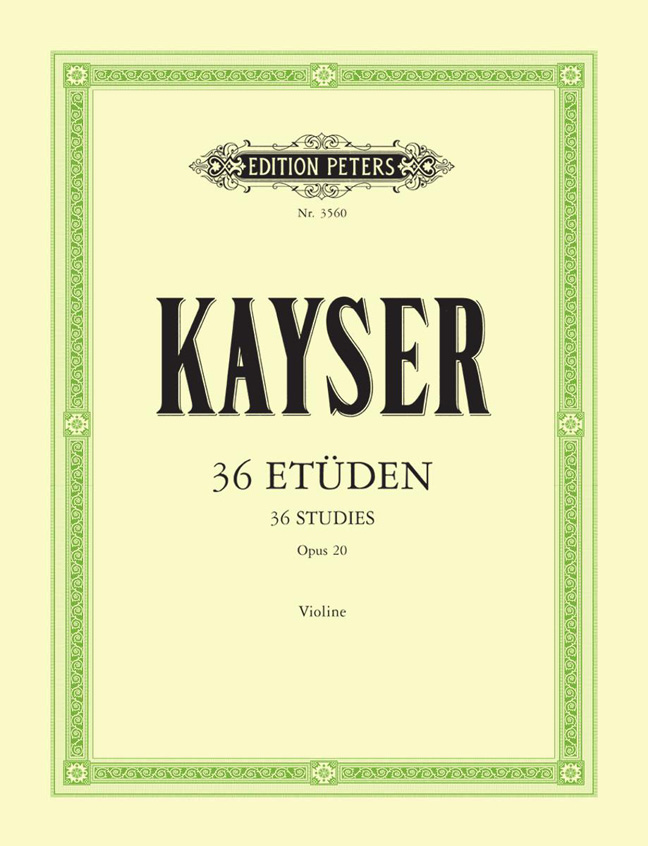 Kayser: 36 Etudes Op.20: Violin: Instrumental Work