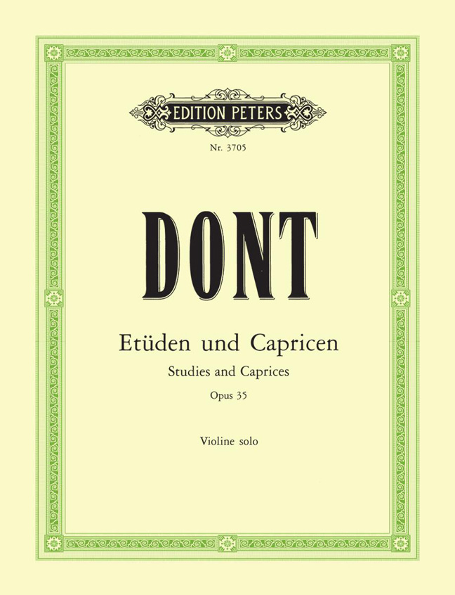 Jakob Dont: Etüden und Capricen - Studies and Caprices Op.35: Violin: