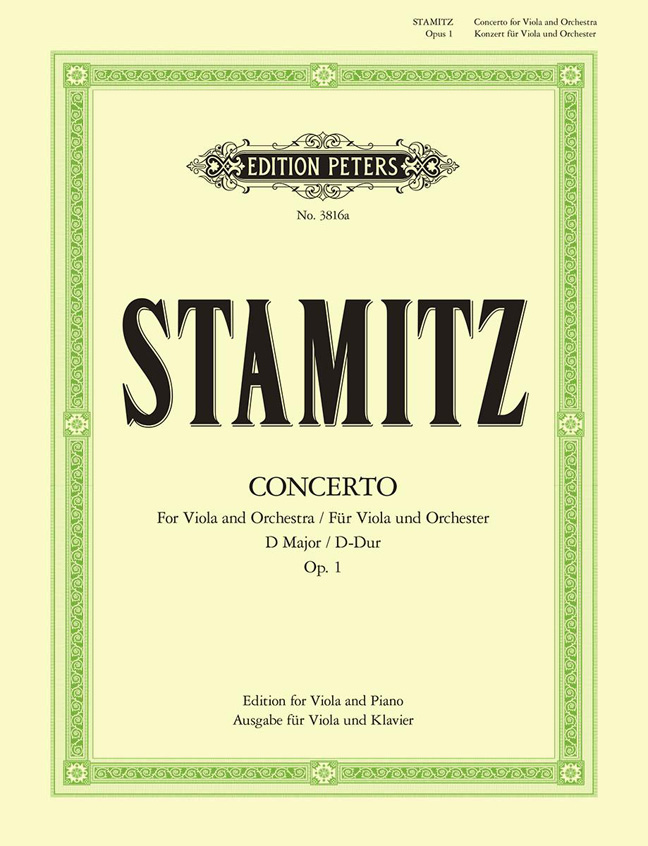 Carl Stamitz: Concerto in D Op.1: Viola