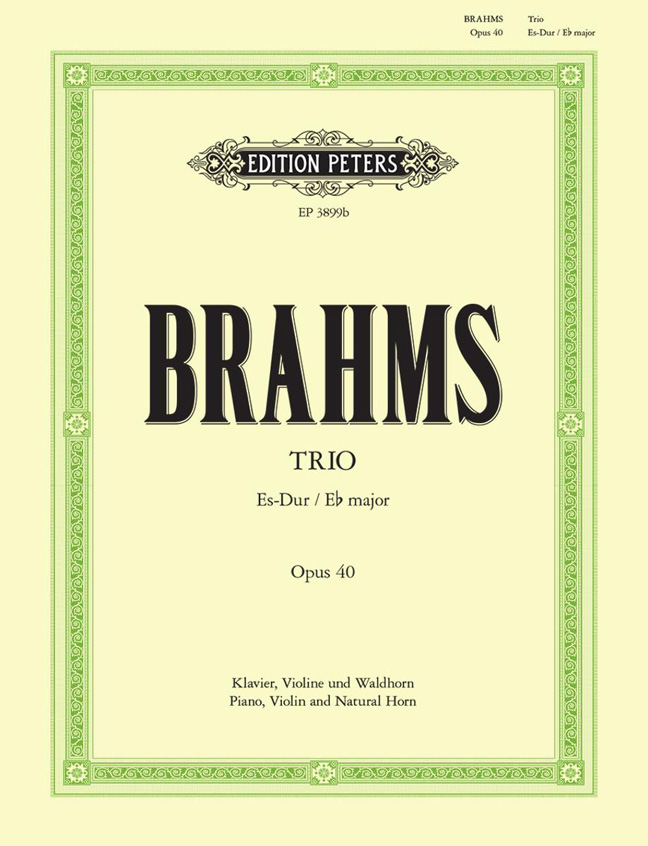 Johannes Brahms: Trio Op.40: Piano Trio: Parts
