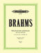 Johannes Brahms: 35 Secular Choruses: Mixed Choir: Vocal Score