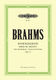 Johannes Brahms: Schicksalslied Op.54: Mixed Choir: Vocal Score
