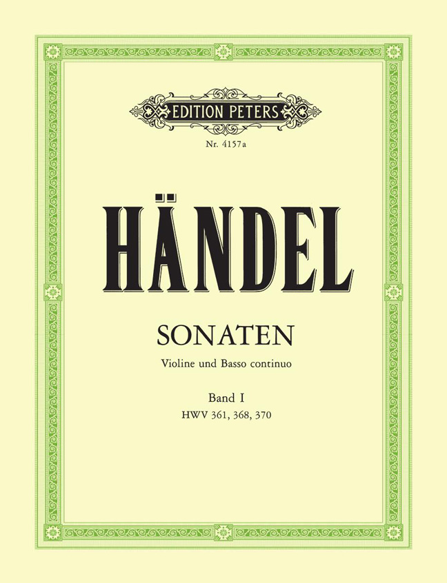 Georg Friedrich H�ndel: Sonatas - Volume 1: Violin: Instrumental Work