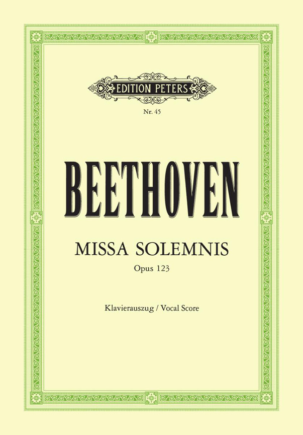 Ludwig van Beethoven: Mass In D 'Missa Solemnis' Op.123: SATB: Vocal Score