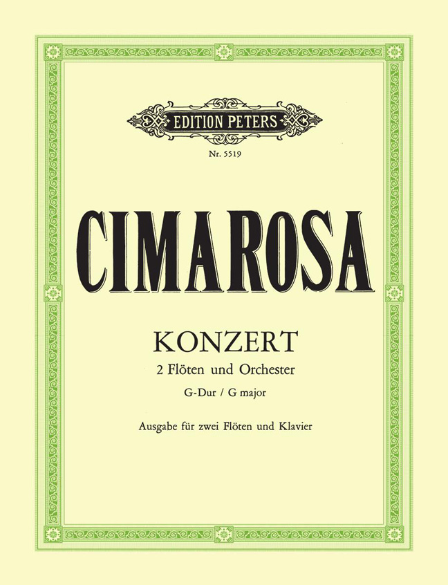 Domenico Cimarosa: Concerto in G for 2 Flutes & Orchestra: Flute Duet