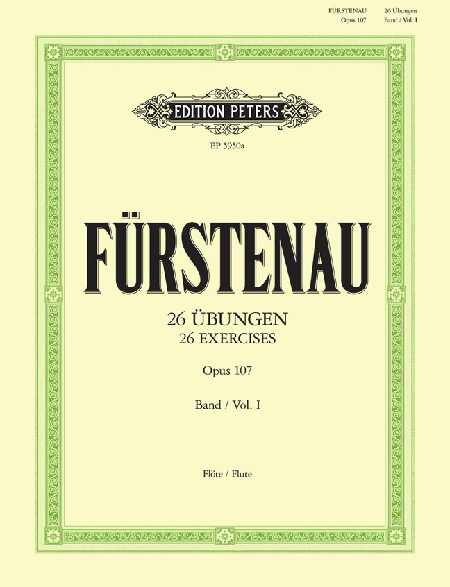Anton Bernhard Frstenau: 26 Advanced Exercises Op.107 Vol.1: Flute