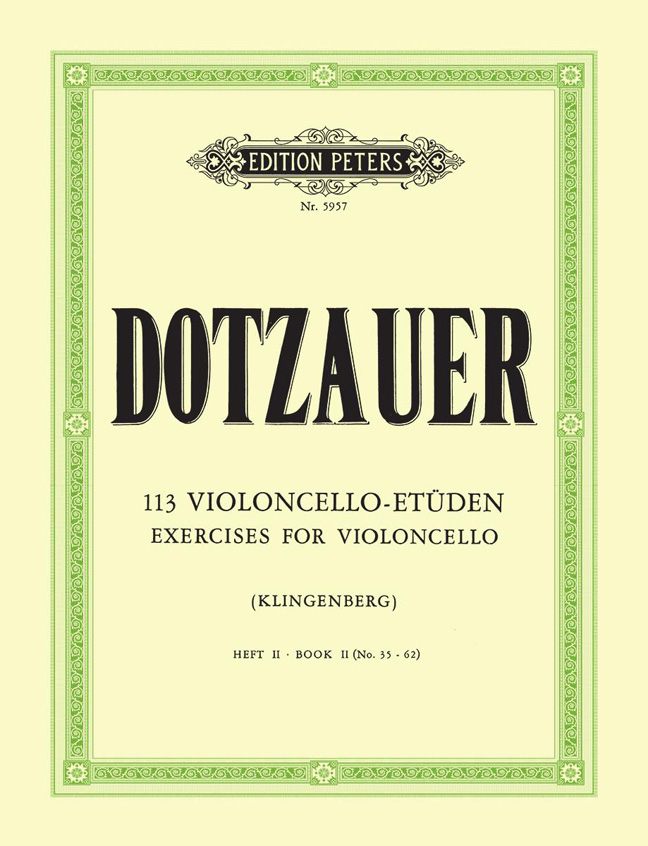 Friedrich Dotzauer: 113 Etudes 2: Cello: Instrumental Work