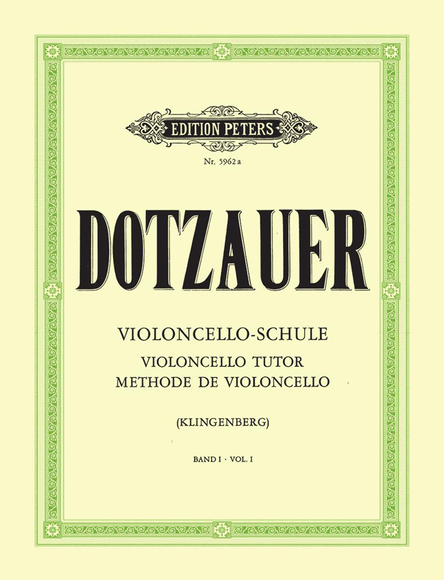 Friedrich Dotzauer: Violoncelloschule 1: Cello: Instrumental Tutor