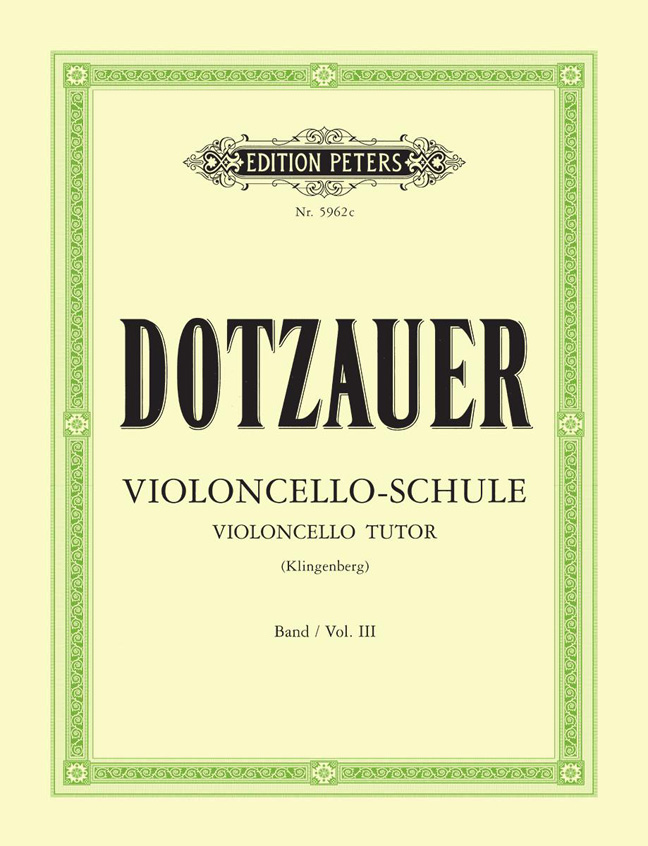Friedrich Dotzauer: Violoncelloschule 3: Cello: Instrumental Tutor