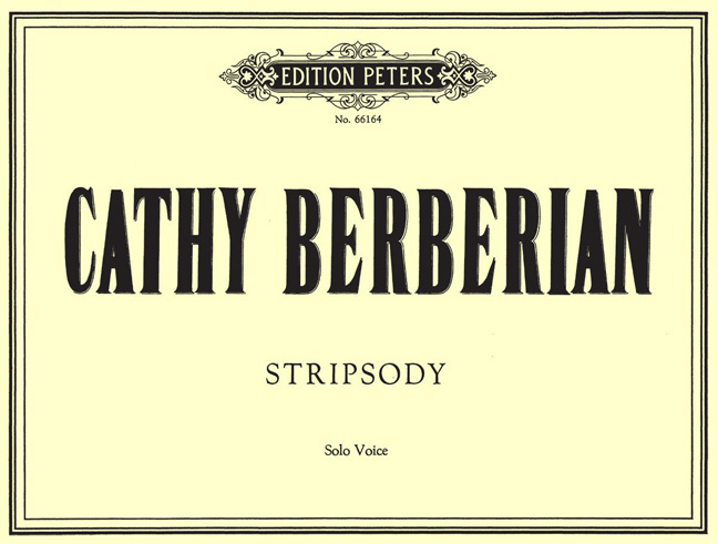 Cathy Berberian: Stripsody: Vocal: Vocal Score