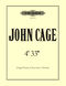 John Cage: 433 (original version): Score
