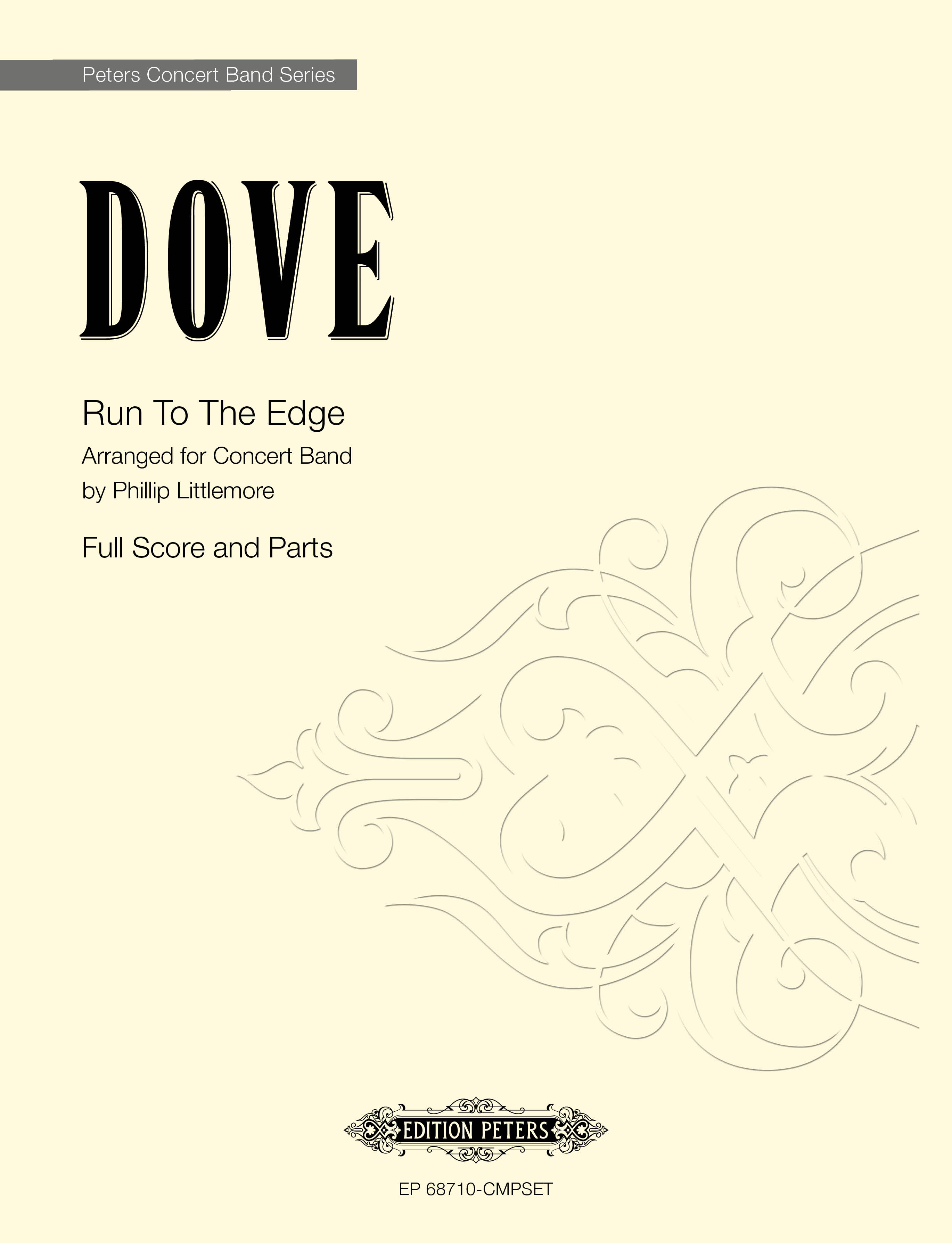 Jonathan Dove: Run to the Edge: Concert Band: Score and Parts
