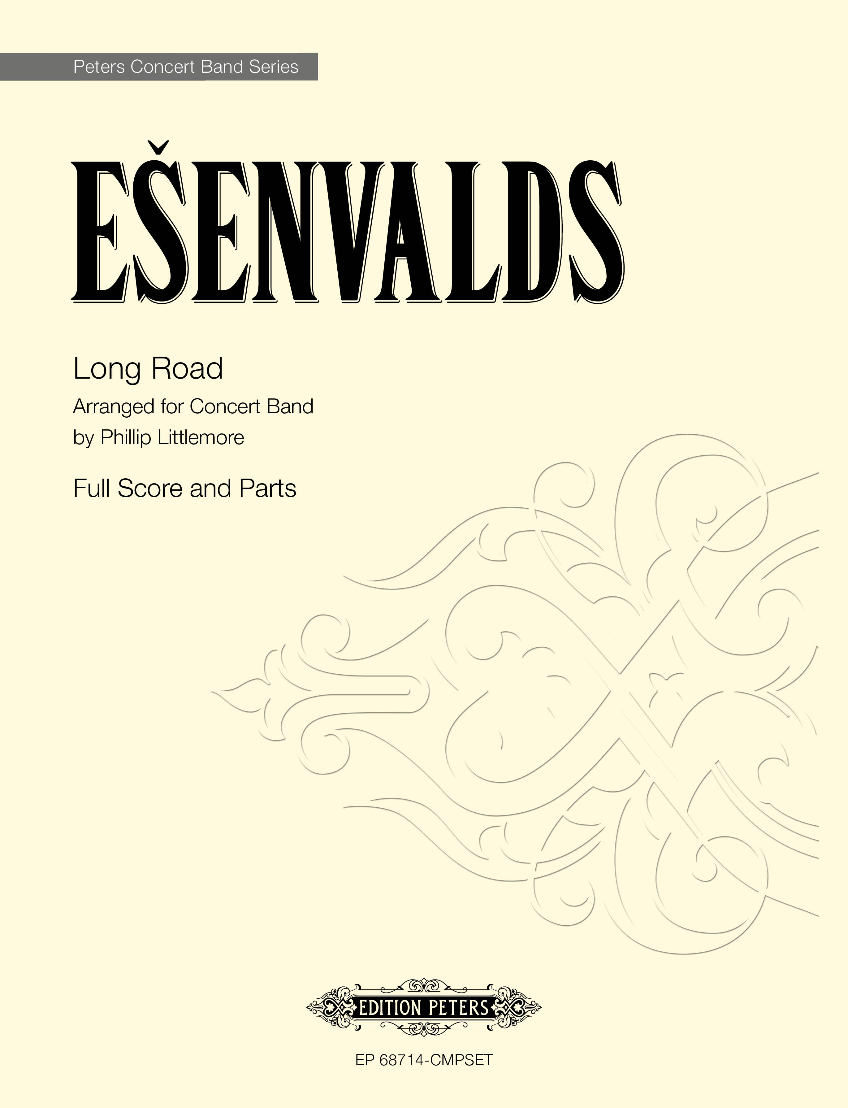 Eriks Esenvalds: Long Road: Concert Band: Score and Parts