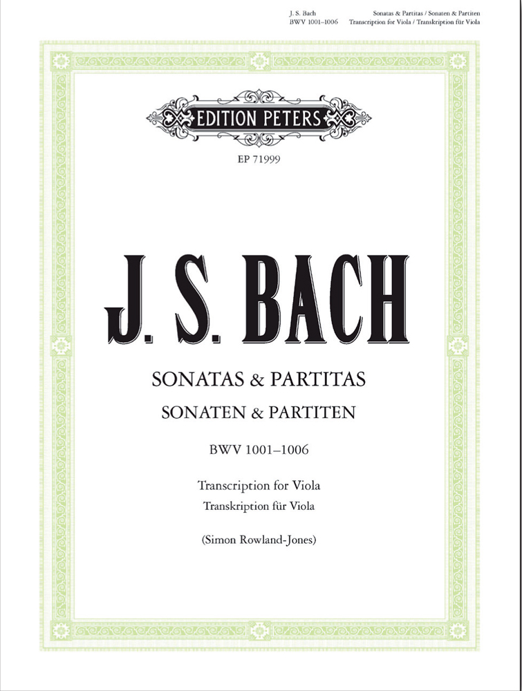 Johann Sebastian Bach: Sonatas & Partitas BWV 1001-1006: Viola: Instrumental