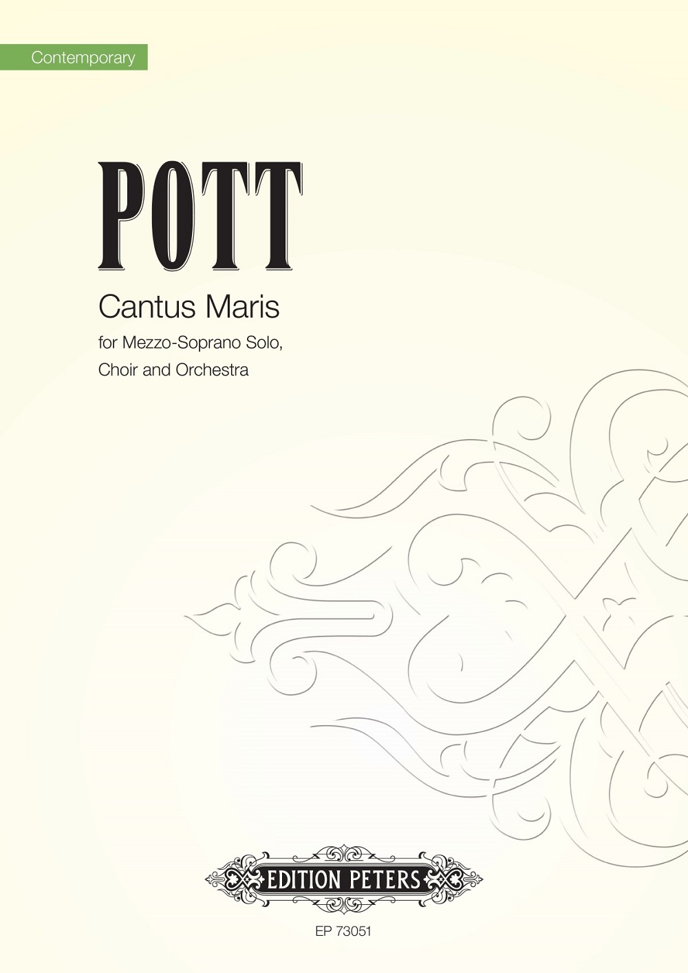 Francis Pott: Cantus Maris (Song of the Sea): Mixed Choir: Vocal Score