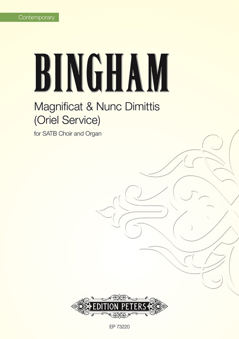 Judith Bingham: Magnificat and Nunc Dimittis: SATB: Vocal Score