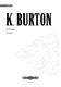 Ken Burton: A Prayer: Mixed Choir A Cappella: Choral Score