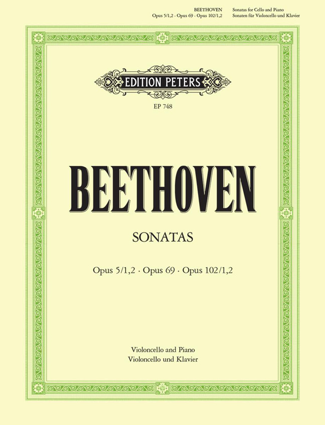 Ludwig van Beethoven: Cello Sonatas: Cello: Instrumental Work