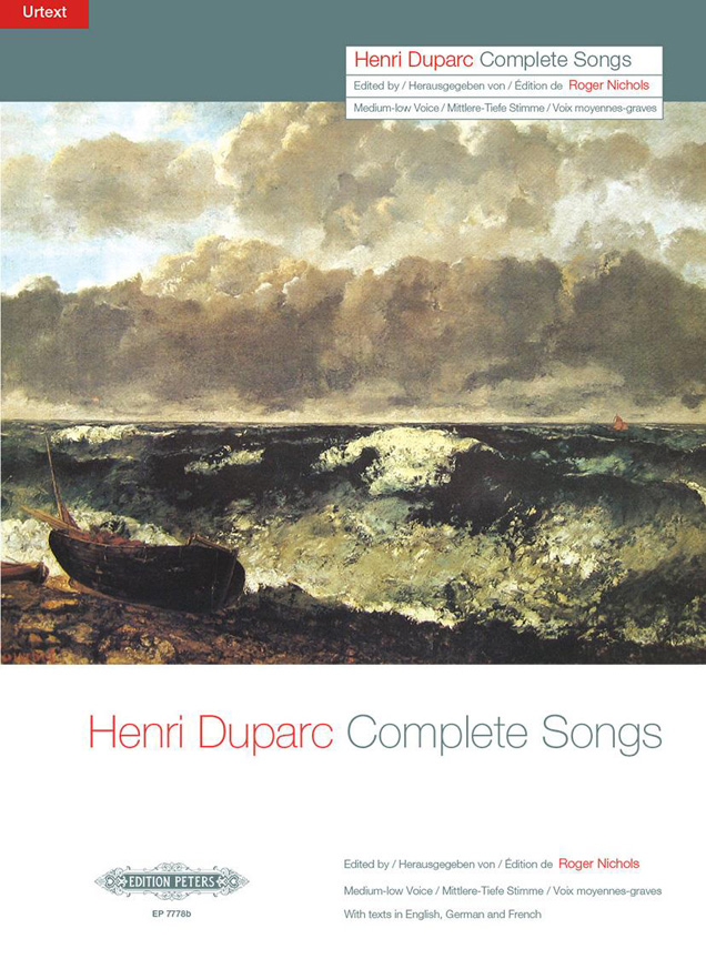 Henri Duparc: Henri Duparc: Complete Songs (Medium/Low Voice): Medium Voice: