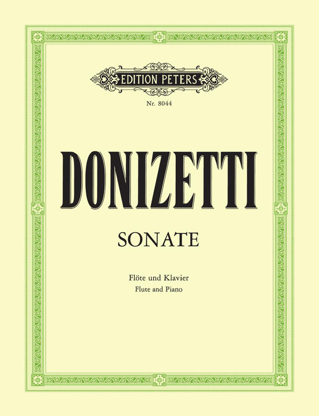 Gaetano Donizetti: Sonate fr Flte und Klavier C-Dur: Flute: Instrumental Work